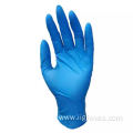 Strong Endurance Non-Slip Blue Vinyl Nitrile Blend Gloves